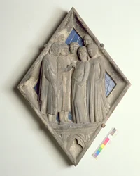 Marriage, relief tile from the Campanile